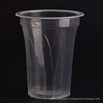 200ml tasses en plastique transparentes de pp